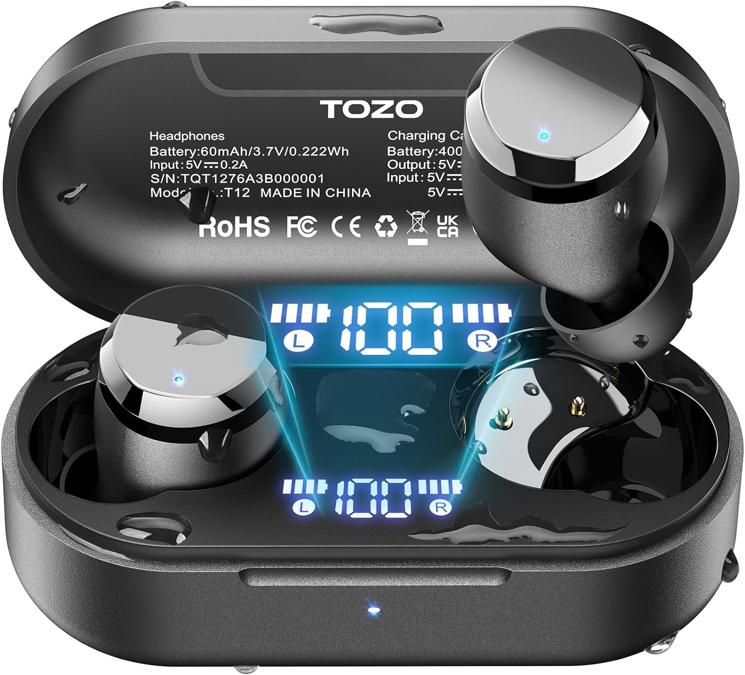 TOZO Tonal Dots (T12) Wireless Earbuds